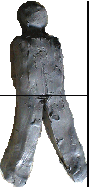 Découpe des jambes dans le rectangle